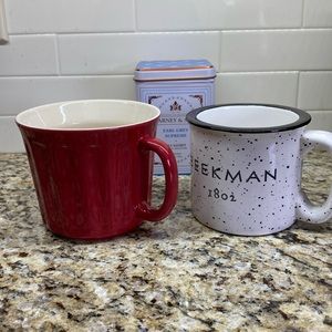 2 Large Mugs